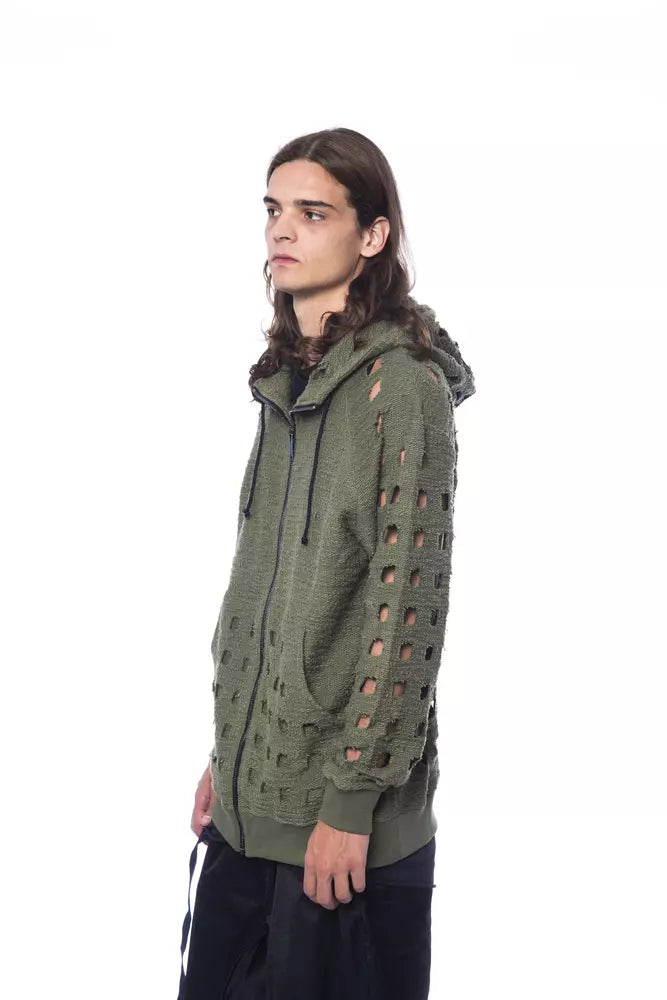 Υπερμεγέθη κουκούλα Fleece - Army Zip Comfort