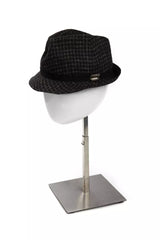 Chapeau de mélange en laine noire élégante