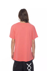 T-shirt de coton rose élégant rose rose