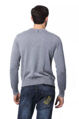 Pull en laine mérinos brodé élégant