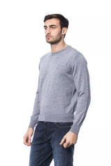 Sticked Merino Woll Crew Neck -Pullover