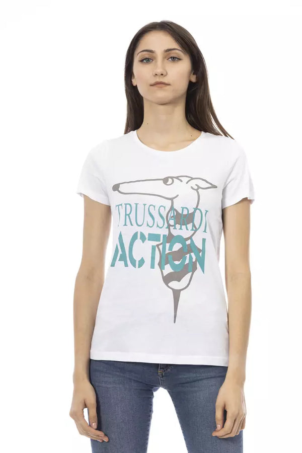 Chic White Printed Tee: Καλοκαιρινή ντουλάπα απαραίτητη