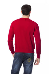 Κεντημένο πουλόβερ λαιμού πληρώματος Merino Wool