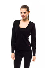 Black Wool Women Sweater