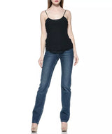 Jeans blu in forma regolare chic con dettagli logo unici