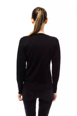 Black Wool Women Sweater