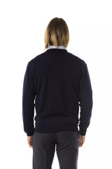 Eleganter V-Ausck Merino Wollpullover