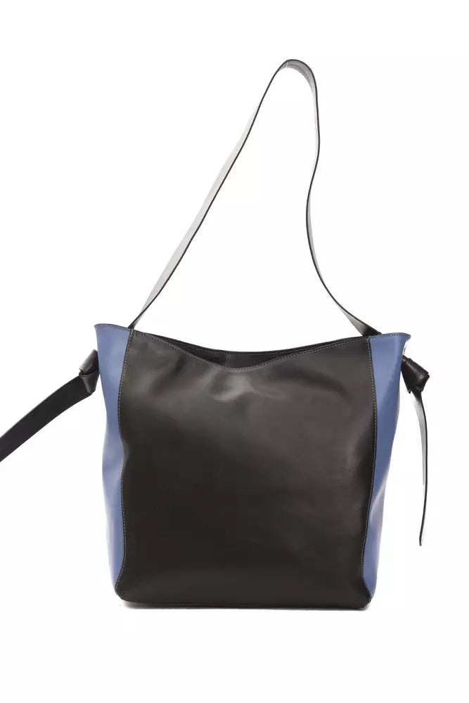 Élégant sac à bandoulière en cuir noir