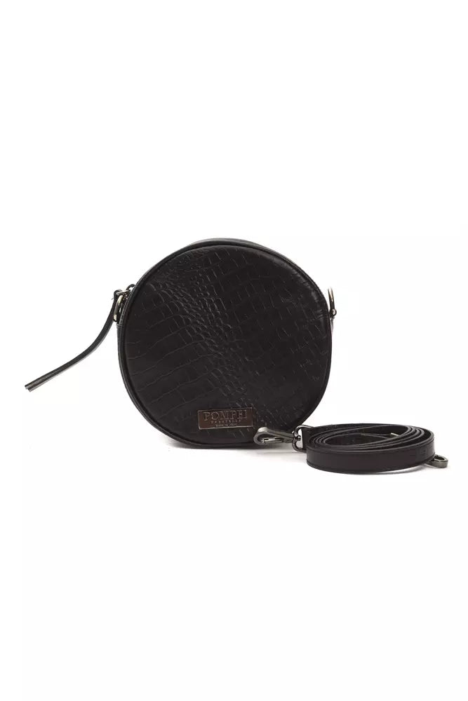 Elegantes Leder Oval Crossbody Perfektion