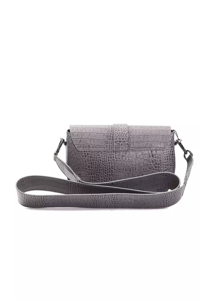 Elegante Crocodile-Druck-Leder-Crossbody-Tasche