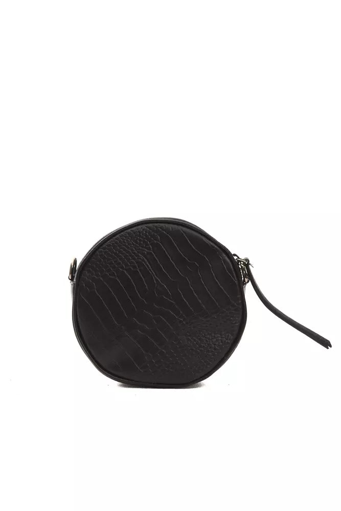 Elegantes Leder Oval Crossbody Perfektion