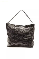 Borsa per tracolla in pelle chic Python Stampa Python