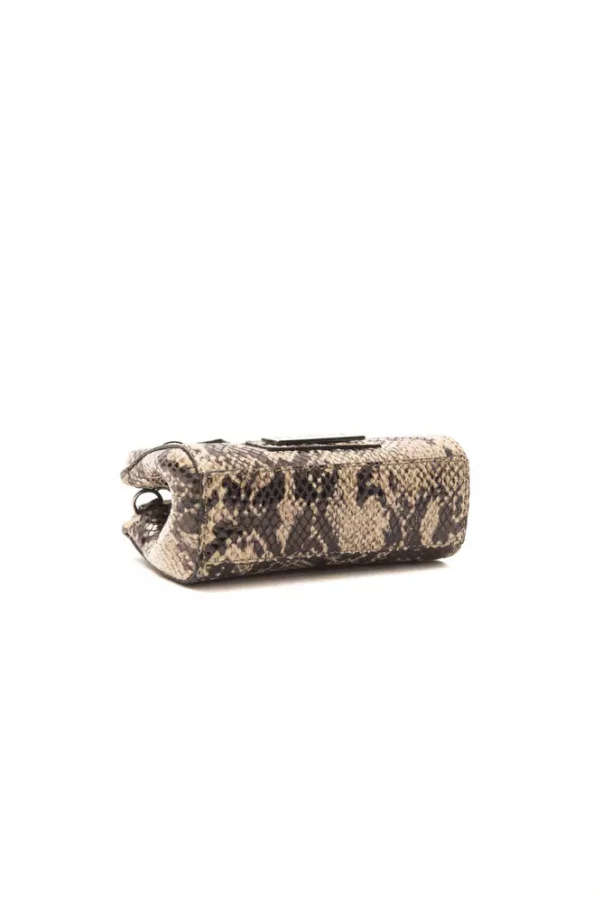 Chic Python Print Leather Mini fourre-tout