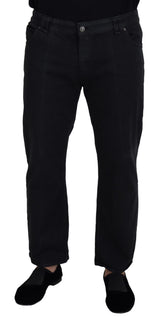 Eleganti jeans di cotone mainline neri