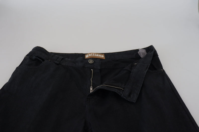 Eleganti jeans di cotone mainline neri