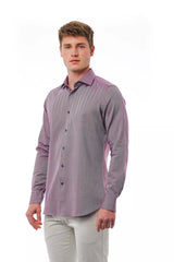 Camicia da colletto francese Borgogna Slim in forma