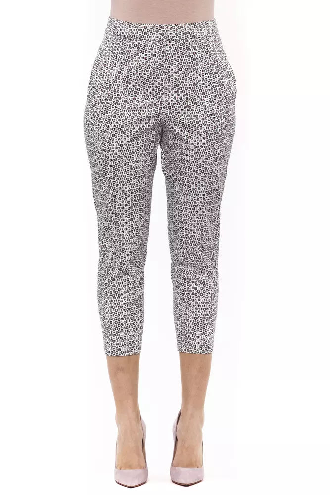 White Cotton Women Pant