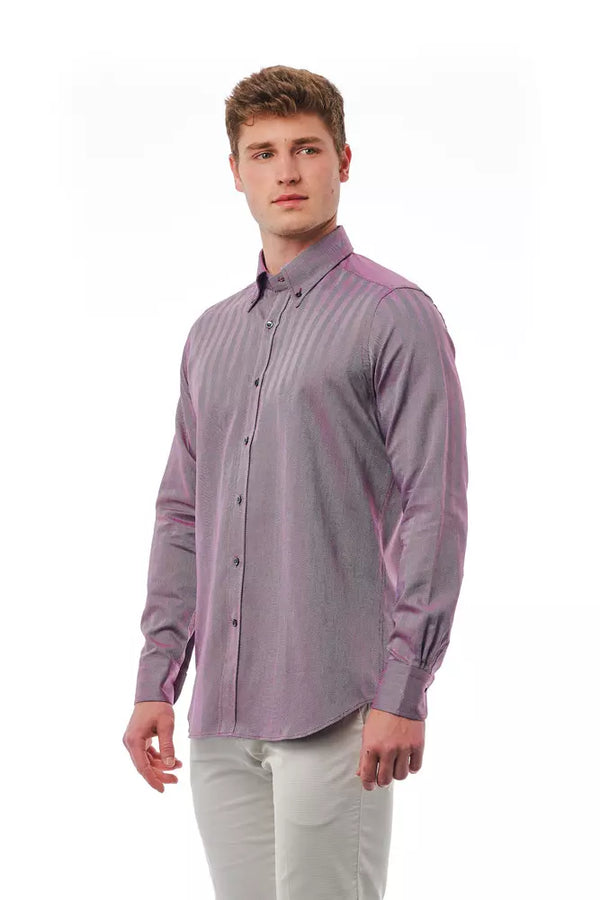 Elegantes Burgunder-Button-Down-Shirt