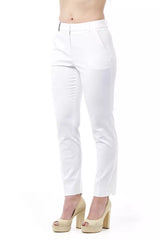 Chic High Waist Cigarette Leg Trousers