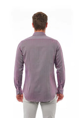 Camicia da colletto francese Borgogna Slim in forma