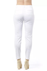 Pantalon de jambe de cigarette à taille haute chic