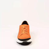 Orange Textile Men Sneaker