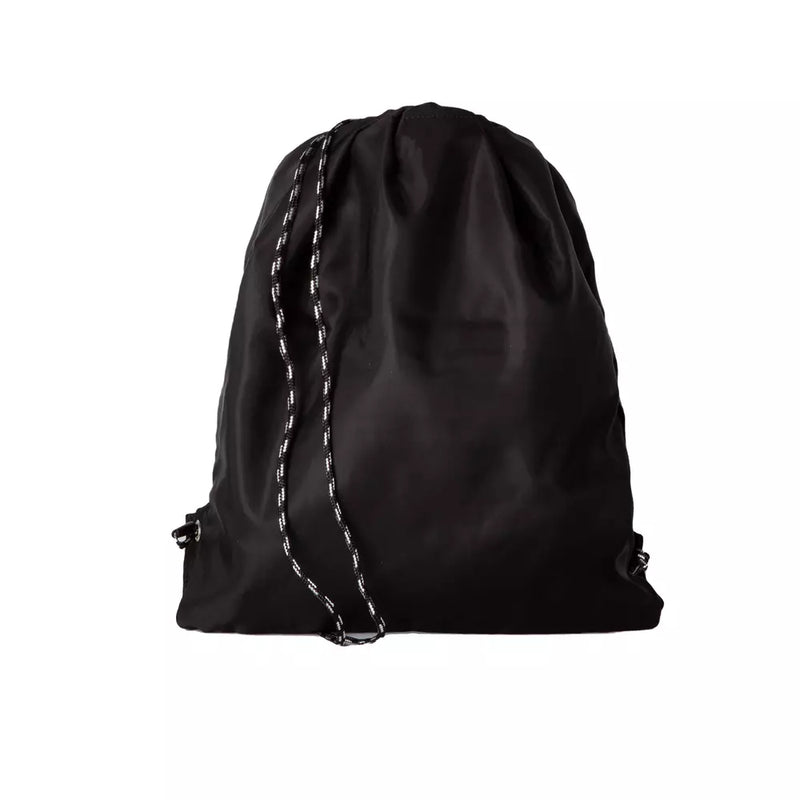 Mochila elegante de nylon negro nylon