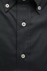 Elegantes graues Button-Down-Shirt für Männer