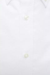 White Cotton Men Shirt