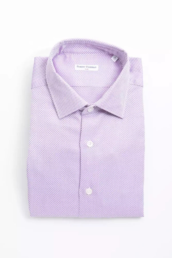 Elegante camicia di cotone da colletto