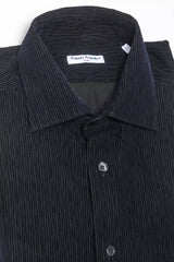 Camicia di cotone da colletto elegante medio sottile