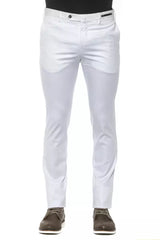 Pantalon blanc chic super slim pour hommes