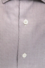 Camicia senza tempo di cotone beige in cotone