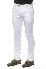 Pantalon blanc chic super slim pour hommes