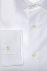 White Cotton Men Shirt