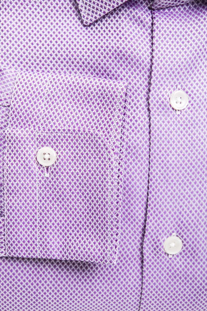 Elegante camicia di cotone da colletto