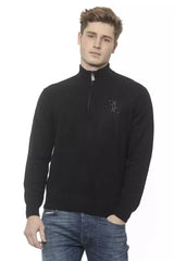 Cardigan de zip de cachemira de hombres elegantes para hombres