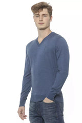 Elegant Cashmere V-Neck Men's Sweater