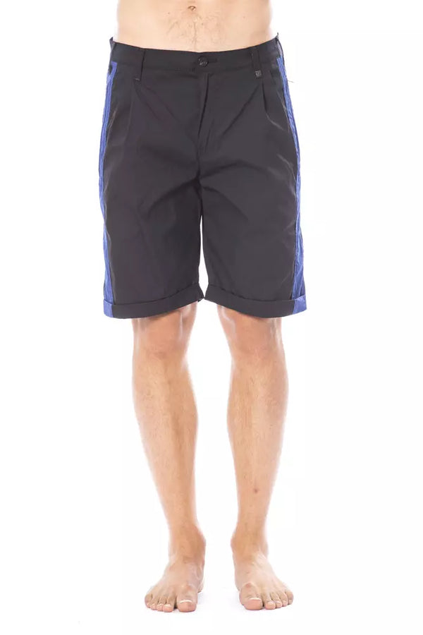 Sleek Black Casual Shorts for Men