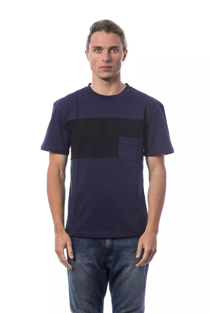 Elegante tee di cotone ricamato