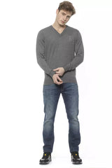 Squisito maglione maschile in cashmere a V-Neck