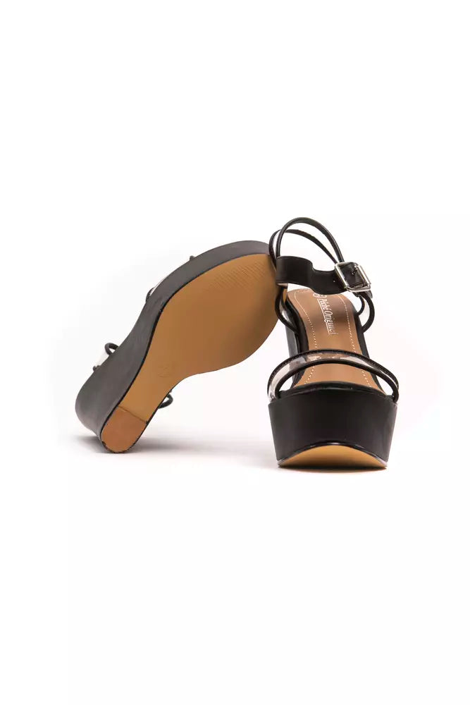 Black Polyethylene Women Sandal