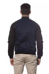 Chaqueta de bombardero azul elegante - Couture para hombres