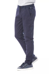 Pantalon classique bleu élégant