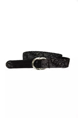 Black Wool Women Belt