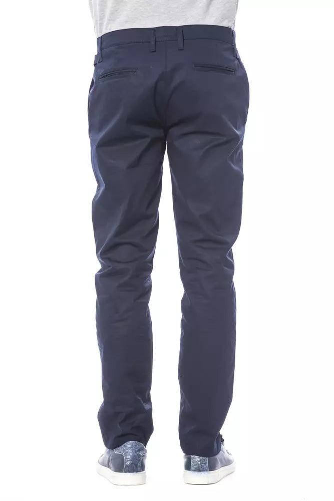 Pantalon classique bleu élégant