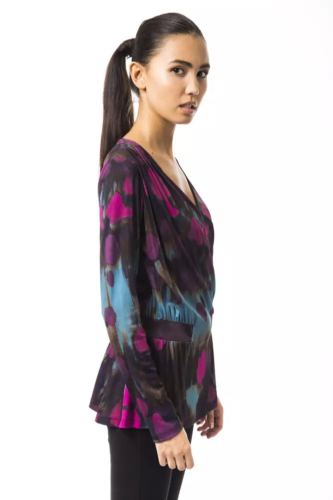 Multicolor Viscose Women Top