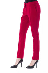 Pantalones elegantes de fucsia fucsia