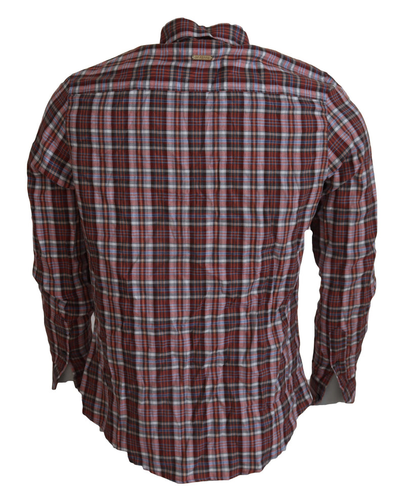 Camisa de hombres casuales de algodón multicolor