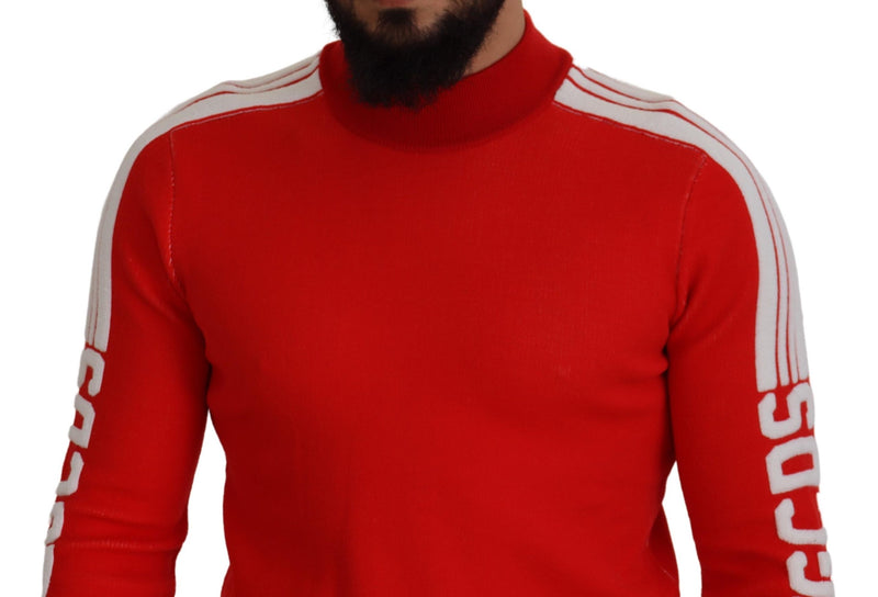 Eleganter roter Pullover -Pullover für Männer